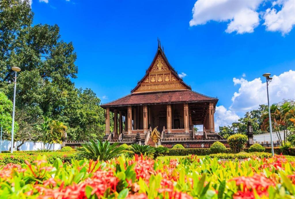 Lao Orchid Hotel Vientiane Exterior foto