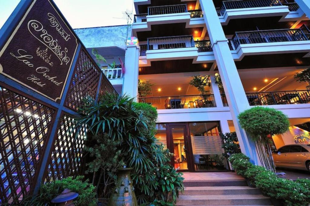 Lao Orchid Hotel Vientiane Exterior foto