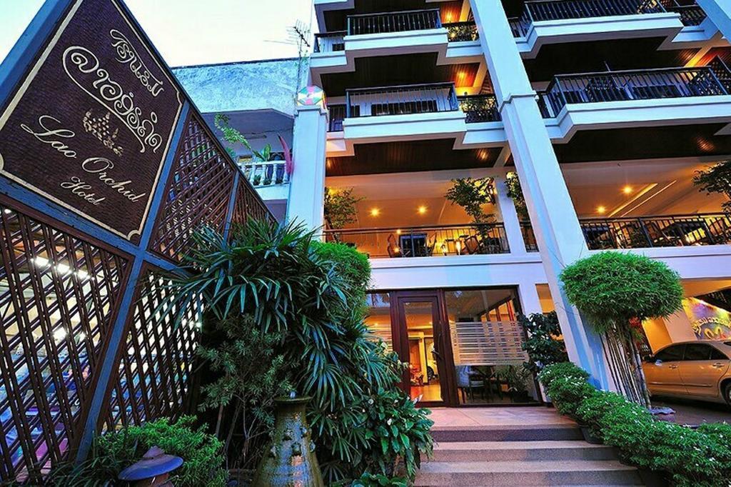 Lao Orchid Hotel Vientiane Exterior foto